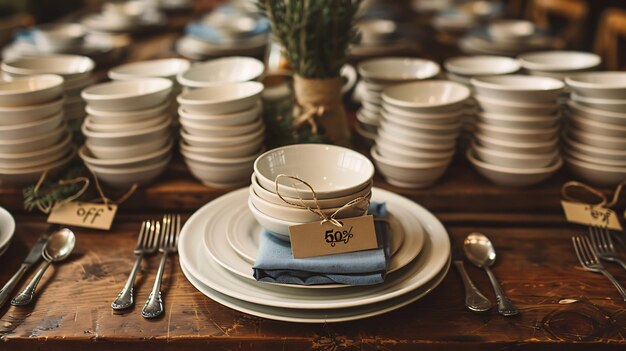 Zestaw potraw na stole